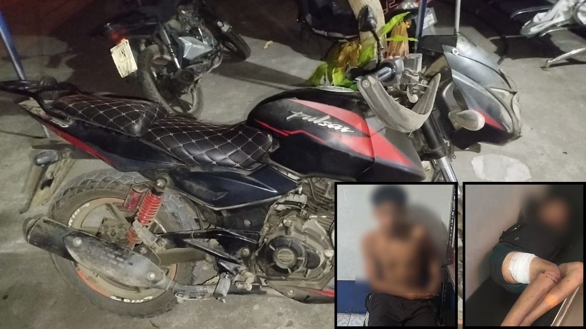 🚨 Machala: La Policía Nacional del Ecuador ejecutó un operativo exitoso que resultó en la detención de dos menores con un arma de fuego artesanal y la recuperación de una motocicleta robada. 

🌐goo.su/MGFHBQ 

La acción se dio tras una persecución en la que los