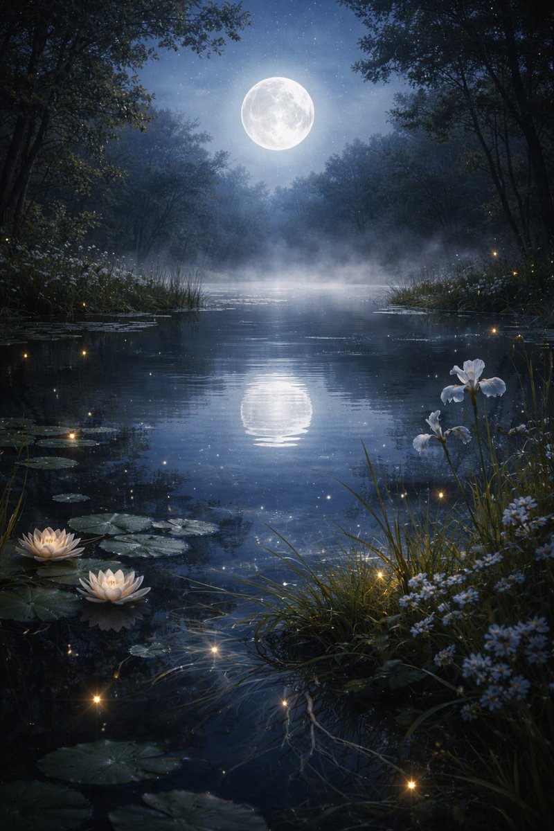 ruhinrhyme's tweet image. #vss365 #water #prompt 

Soft hymn, no shape—
The water holds the moon.
Drunk by roots, kissed to air,
then gone too soon.