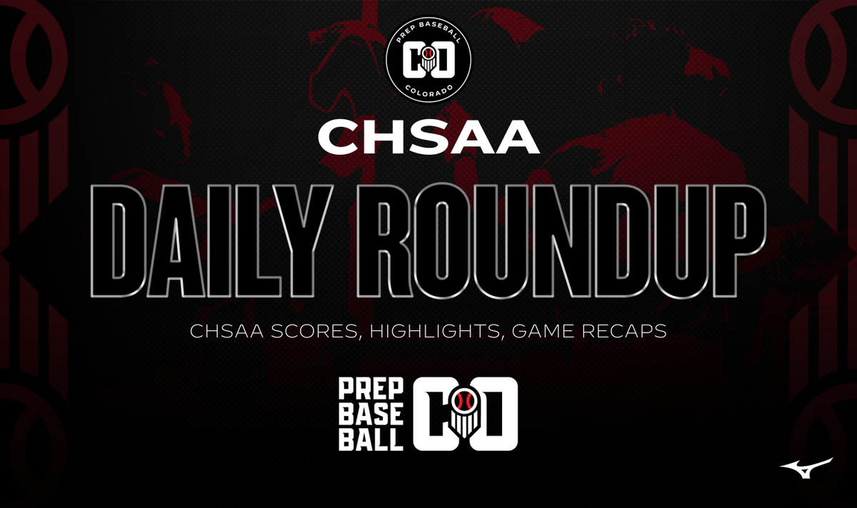 PrepBaseball_CO's tweet photo. 𝗖𝗛𝗦𝗔𝗔 𝗗𝗮𝗶𝗹𝘆 𝗥𝗼𝘂𝗻𝗱𝘂𝗽 𝟰/𝟭𝟭

Saturday's action from around the state.

FULL STORY 👉 :https://t.co/qAwjv9uUMj https://t.co/82eNeZHthi