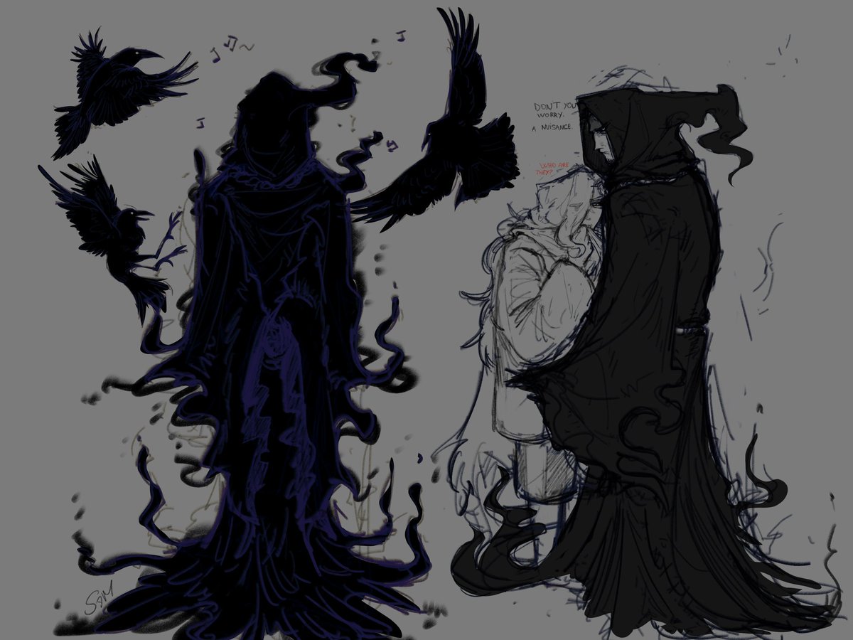 ikirysan12_'s tweet image. Quick sketches, ‘cut my hand nd drawing as for now is kinda shabby 

#reapersans #afterdeath