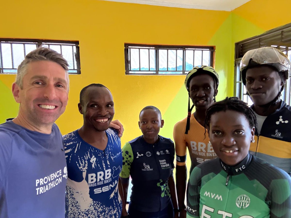 CAU256's tweet photo. We want to thank the Provence Triathlon family for their contribution to our team. We are very grateful. @Niyonziimaaugu1 
#cyclinguganda.#triathlon https://t.co/NEBOZ1aty6