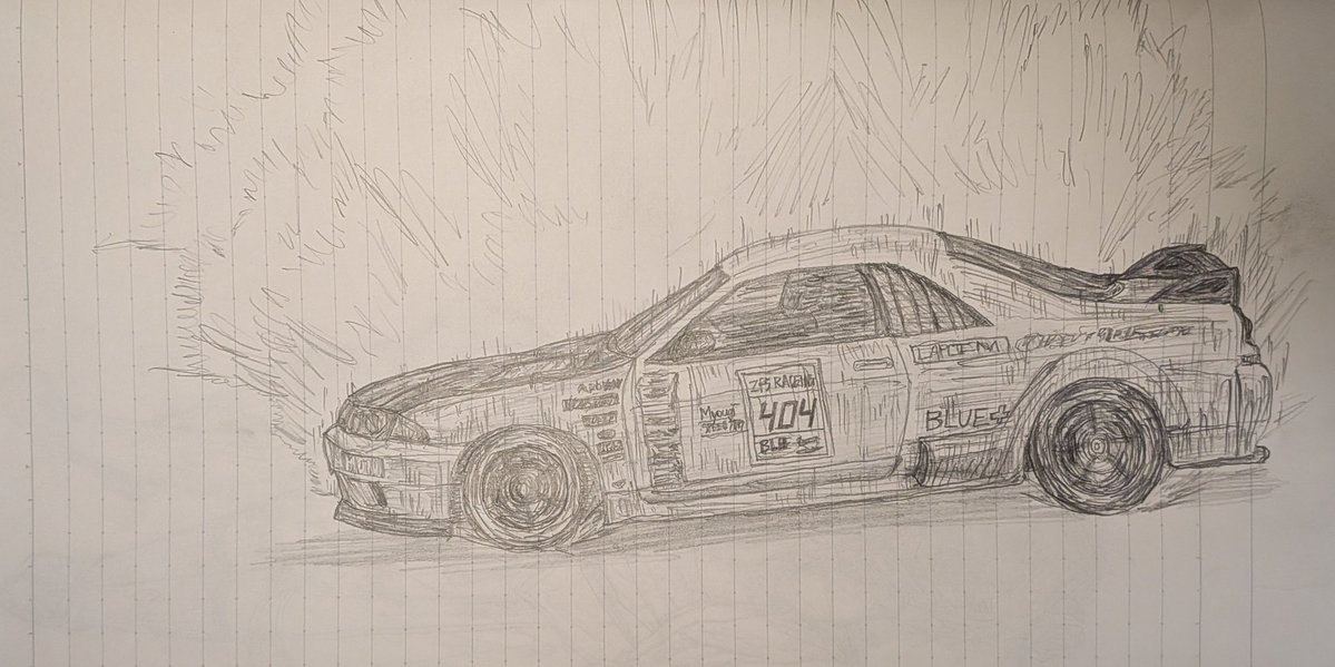 Tuna_404_m's tweet image. R33　#GTR　#R33　#イラスト