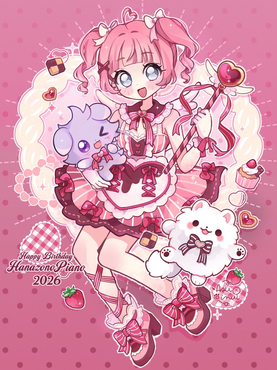 Asuinui's tweet photo. 💗🍰Commission work for @pianon_non_ 🍫🪽いつもありがとうございます！ https://t.co/0W5l2TCBbi