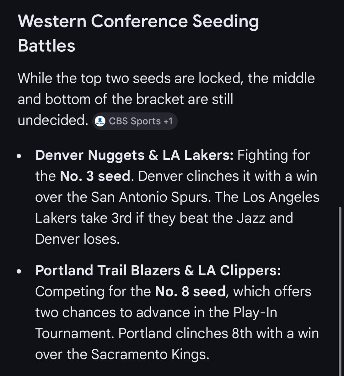 Iamdking23's tweet photo. @ChrisGarcia2424 Still some teams fighting for positioning https://t.co/TmZnXK0gts