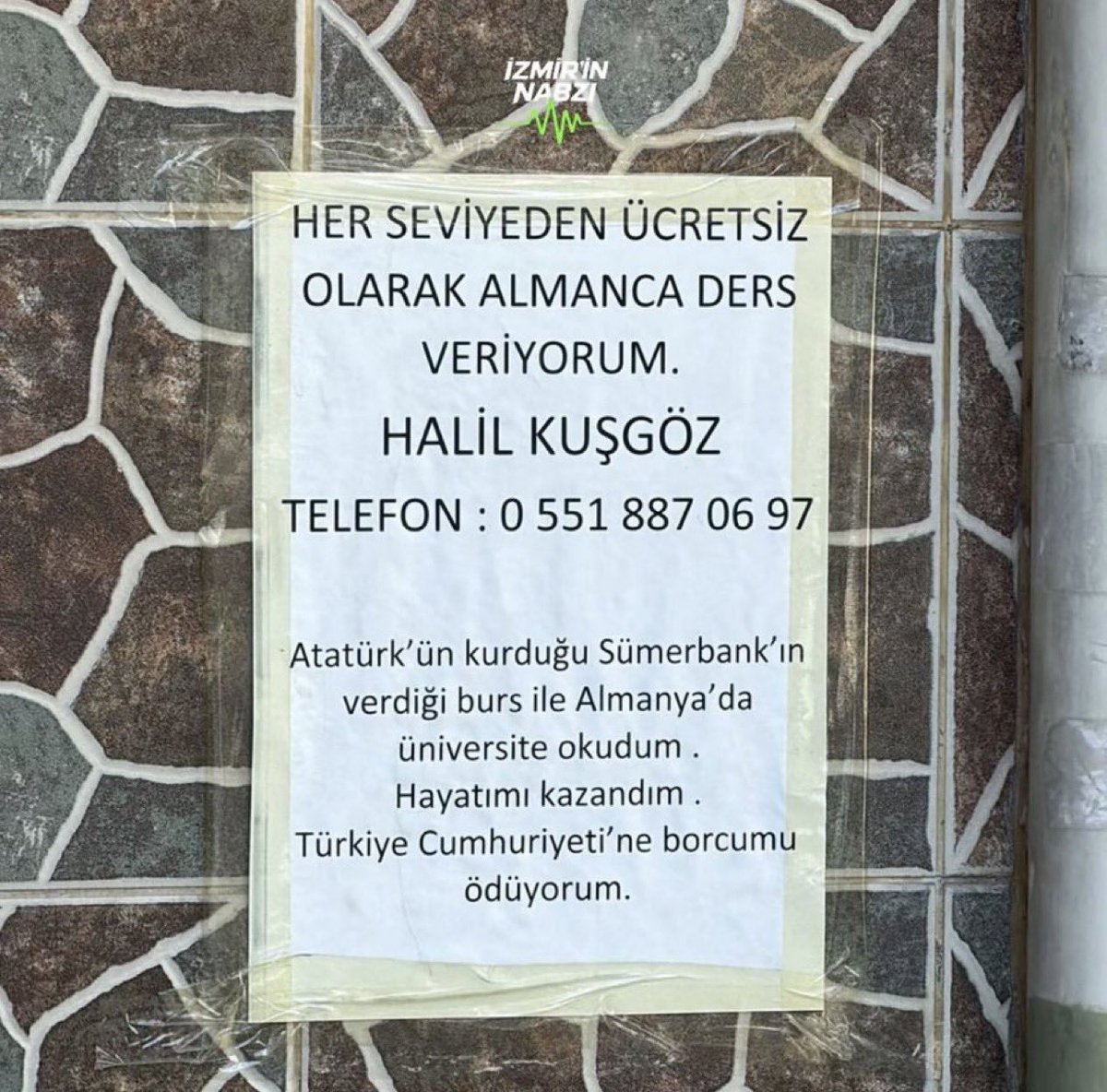 Böyle yurtsever vatandaşlar da var.