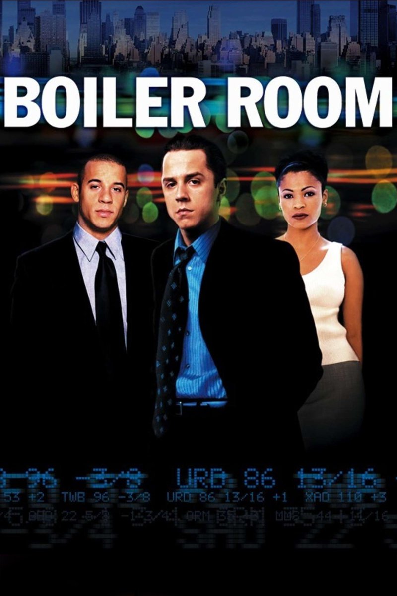 Boiler Room (2000)
A dropout seeking his father's approval finds success at a brokerage, only to discover it's a scam, forcing him to choose integrity over ambition. #NowWatching