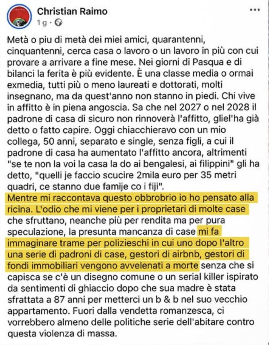 FrancescoBecco's tweet photo. Rendetevi conto che immondizia umana può esser uno come #raimo
Solo un partito come #avs può candidarlo nelle proprie liste.
#merde https://t.co/Rg2FI7p9HP