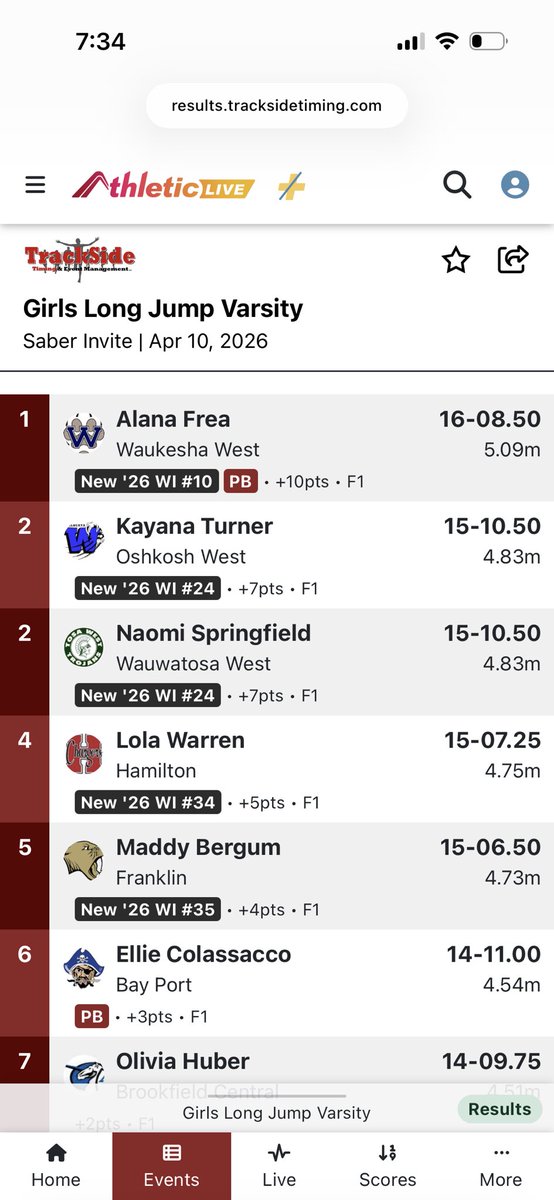 Alana Frea 2028 tweet media