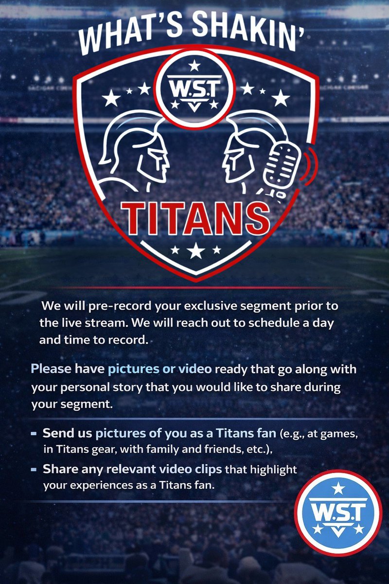 Whats Shakin' Titans Media tweet media