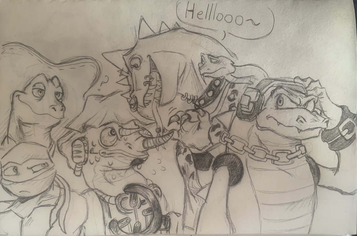 Best_Boongki's tweet photo. Guess how many reptiles are there lmao
#usopponepiece #modoolachenko #raphaeltmnt #garyzootopia2 #vecto from rsonic and another lizard that from Zootopia but I don’t know how to write his name… https://t.co/GO7YzUD04M