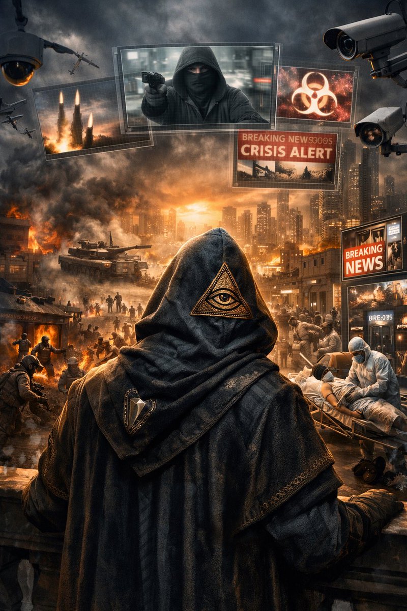 THAEDLIGHT's tweet photo. Observe the pattern without being consumed by it.

The world appears increasingly chaotic; conflict, crime, illness, and instability circulate through every channel of attention. This is not only a condition of events, but a condition of focus. What is repeated becomes amplified; what is amplified begins to define perception.
#ILLUMINATI