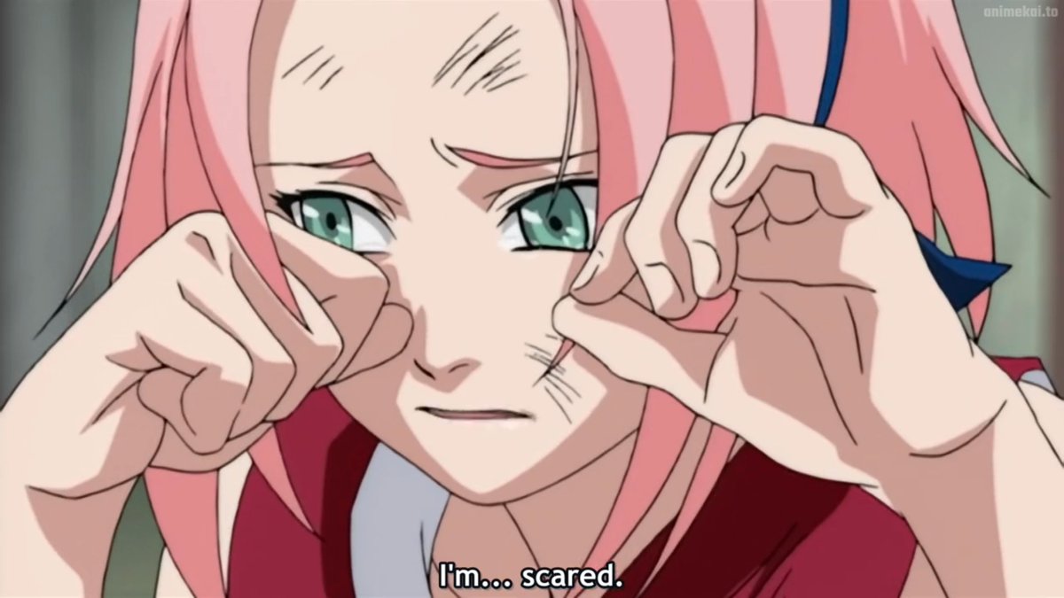 theedorksinlove's tweet image. sakura me rn #scared