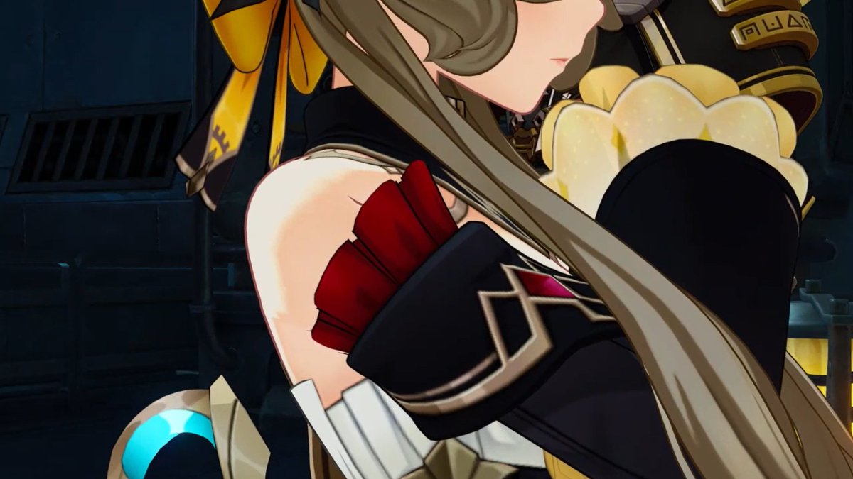 minii_draco's tweet photo. I know Genshin is intentionally hiding Sandrone's eyes in some shots to hide the emotions in her eyes, but my gay ass cannot focus when her lips are that pretty https://t.co/CBn7S4TDV5