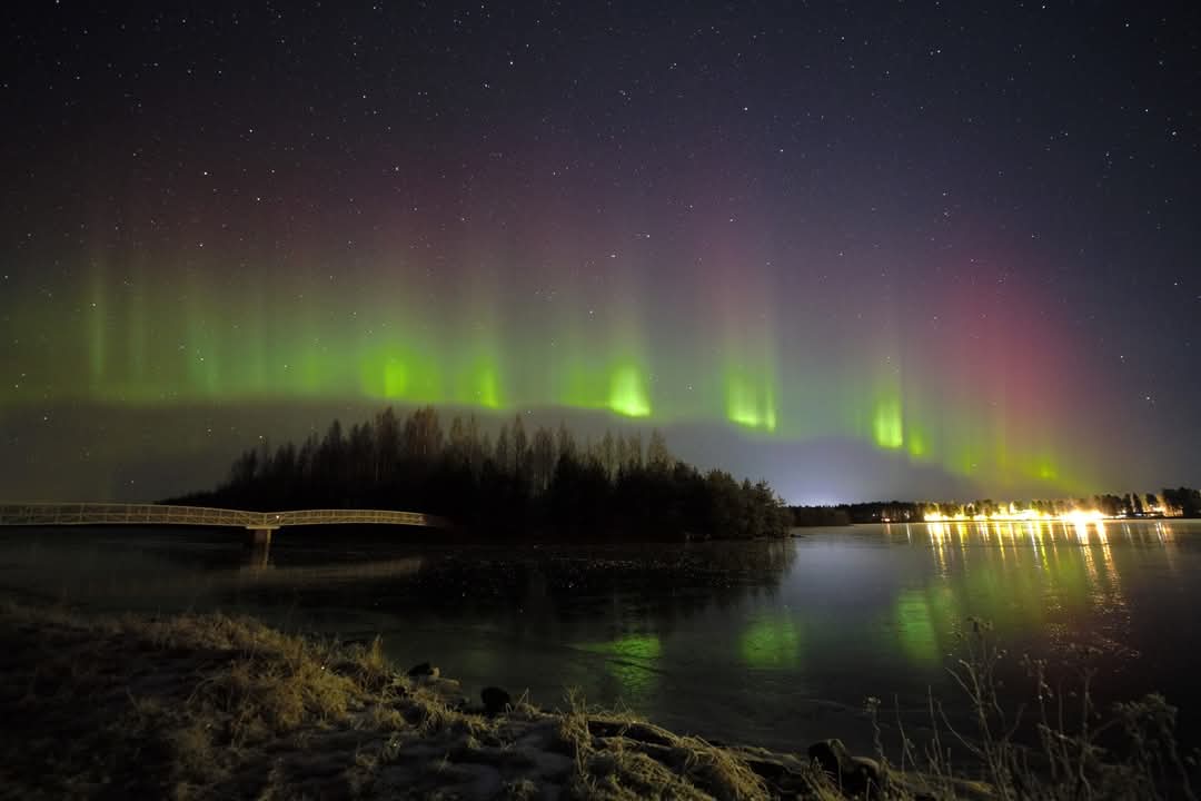 PHatunen's tweet image. Hyvää yötä. Good night.
#auroraborealis #northernlights
#Finland #goodnight