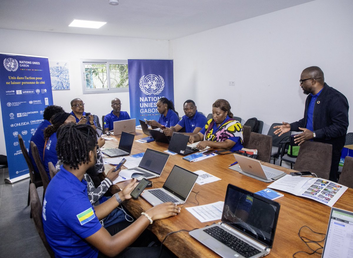 OnuGabon's tweet image. 1/2
Porter une voix collective sur les actions des Nations Unies au #Gabon en appui aux priorités nationales, valoriser les résultats &amp;amp; engager les communautés.

Telles sont les missions du Groupe de Communication de @OnuGabon (UNCG), qui s'est réuni pour sa retraite annuelle.