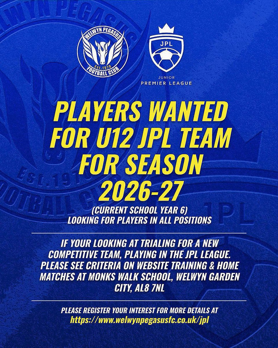 Welwyn Pegasus JPL (@welwynpegjpl) on Twitter photo 