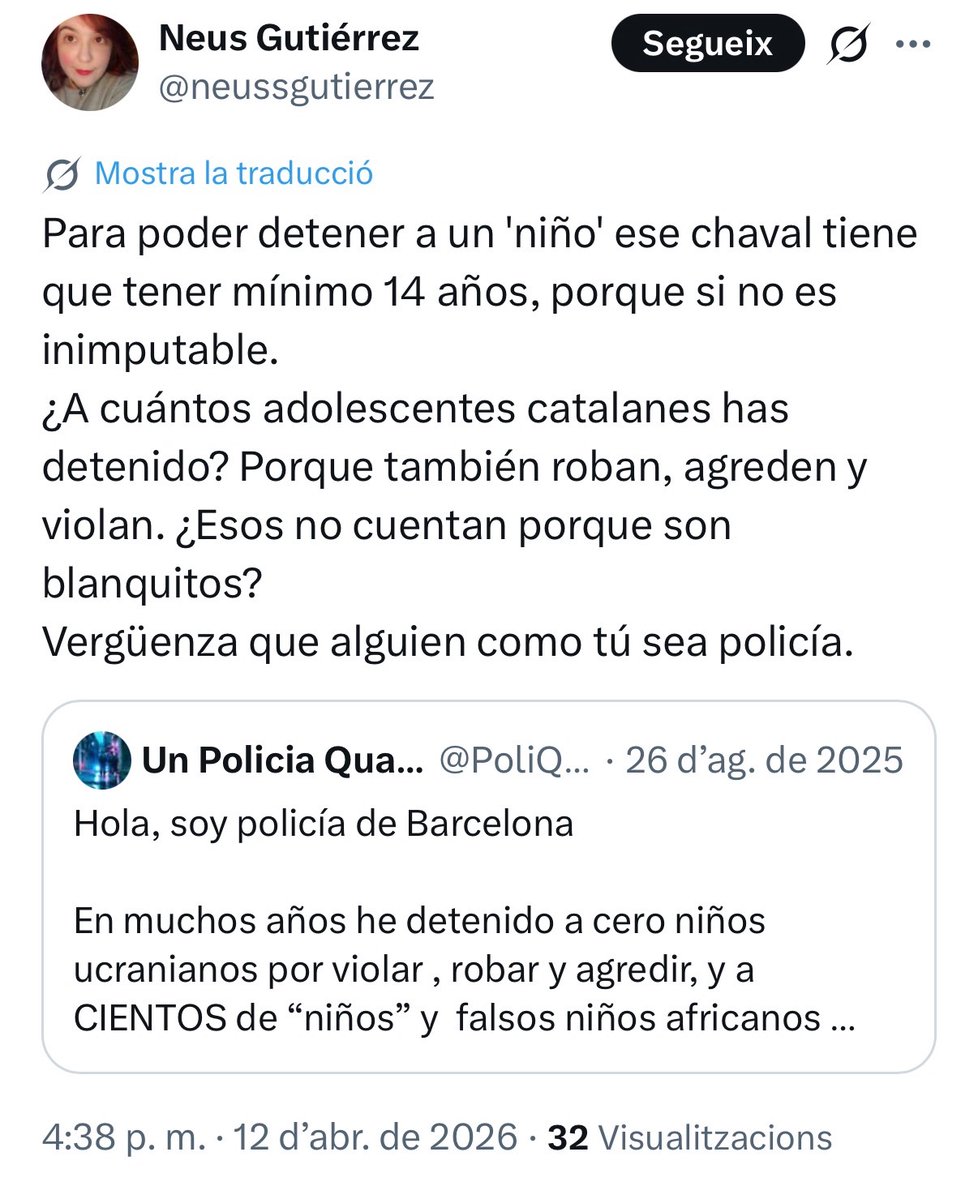 Un Policia Qualsevol tweet media