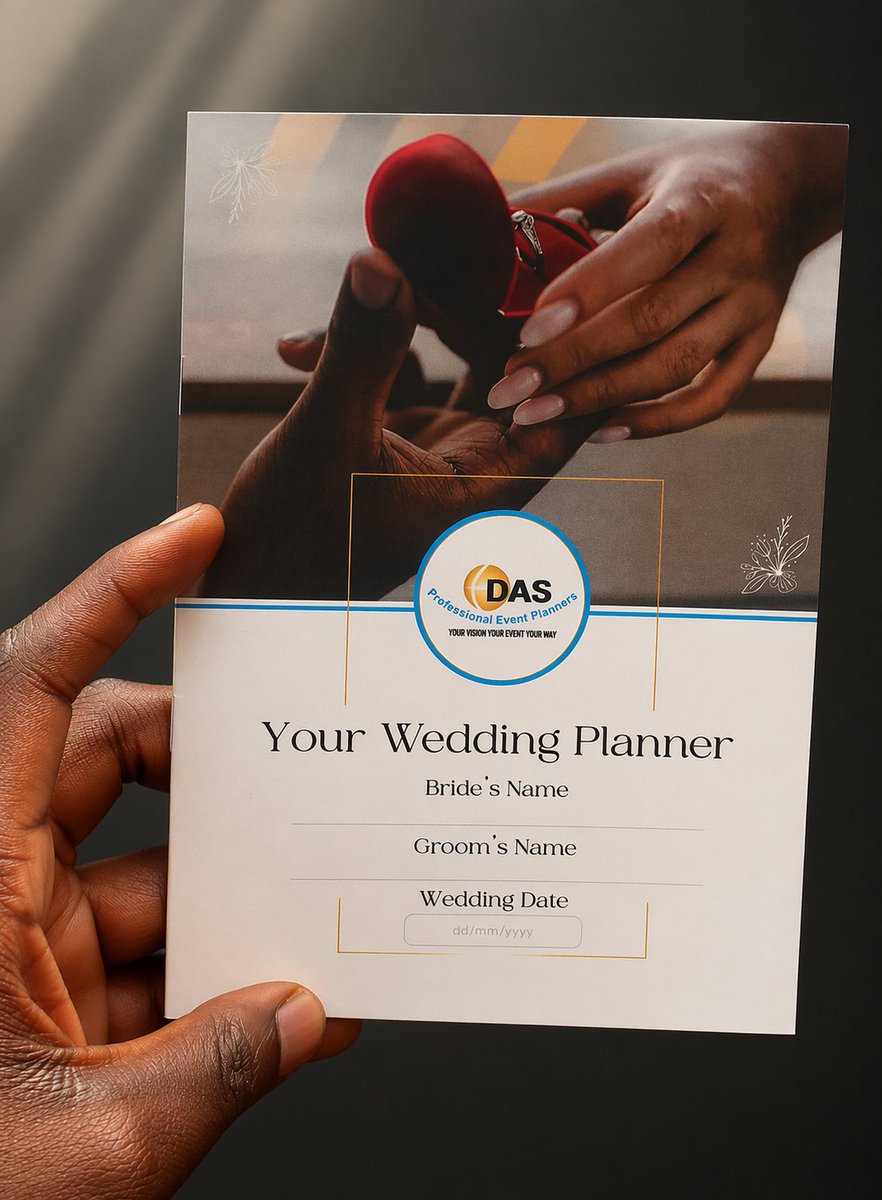 Das_Events's tweet image. Wedding Tip!!

Before booking any service providers, always compare at least 3 quotations. It can save you over 500k UGX. Want more smart tips like this? Get our full Wedding Planning Guide booklet @ 50,000 UGX.

#weddingguide
#Weddingtips
#weddingplanning