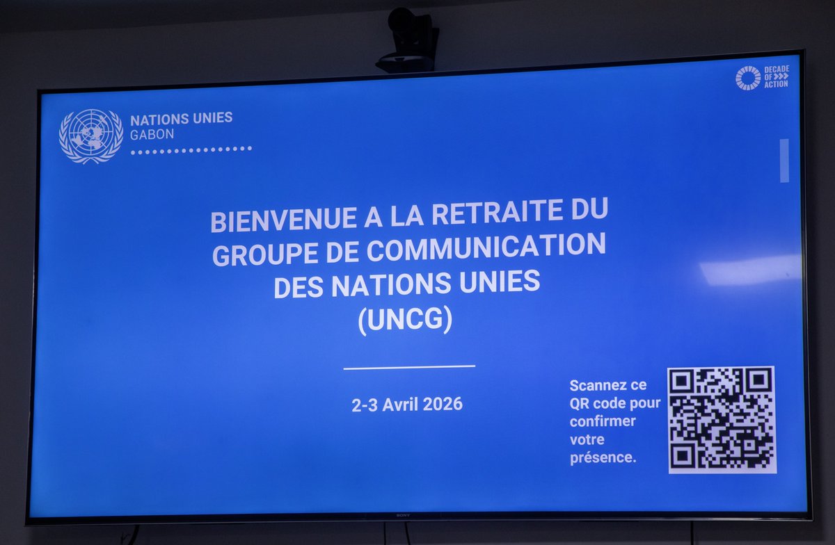 OnuGabon's tweet image. 1/2
Porter une voix collective sur les actions des Nations Unies au #Gabon en appui aux priorités nationales, valoriser les résultats &amp;amp; engager les communautés.

Telles sont les missions du Groupe de Communication de @OnuGabon (UNCG), qui s'est réuni pour sa retraite annuelle.