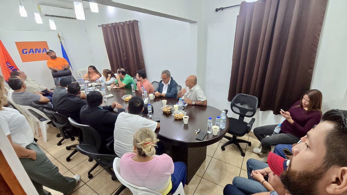 La Departamental de <a href="/GANAOFICIAL/">PARTIDO GANA</a> #SanSalvador, en reunión este día, conoció la nómina completa de candidatos a alcaldes por San Salvador. Serán presentados en un evento especial. Nuestro trabajo territorial avanza con paso firme 💪