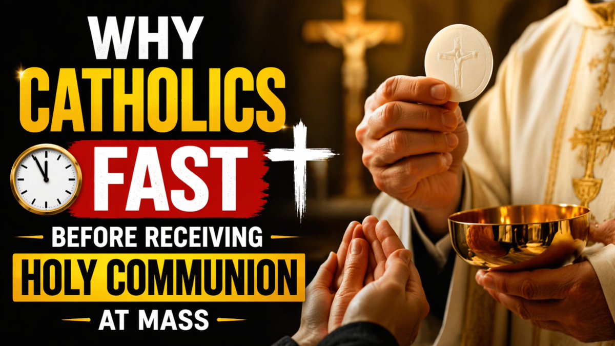 Why Catholics Fast Before Receiving Holy Communion

In the Catholic Church, receiving Holy Communion is considered one of the most sacred moments of the Mass. 
oralgist.com/2026/04/12/why…