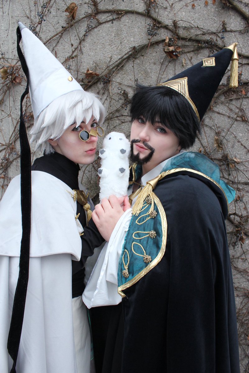 luckynoircos's tweet photo. @Crunchyroll @shirahamakamome i cosplay agott and qifrey with my partner as coco and olruggio!! :) https://t.co/kncyUGMbef