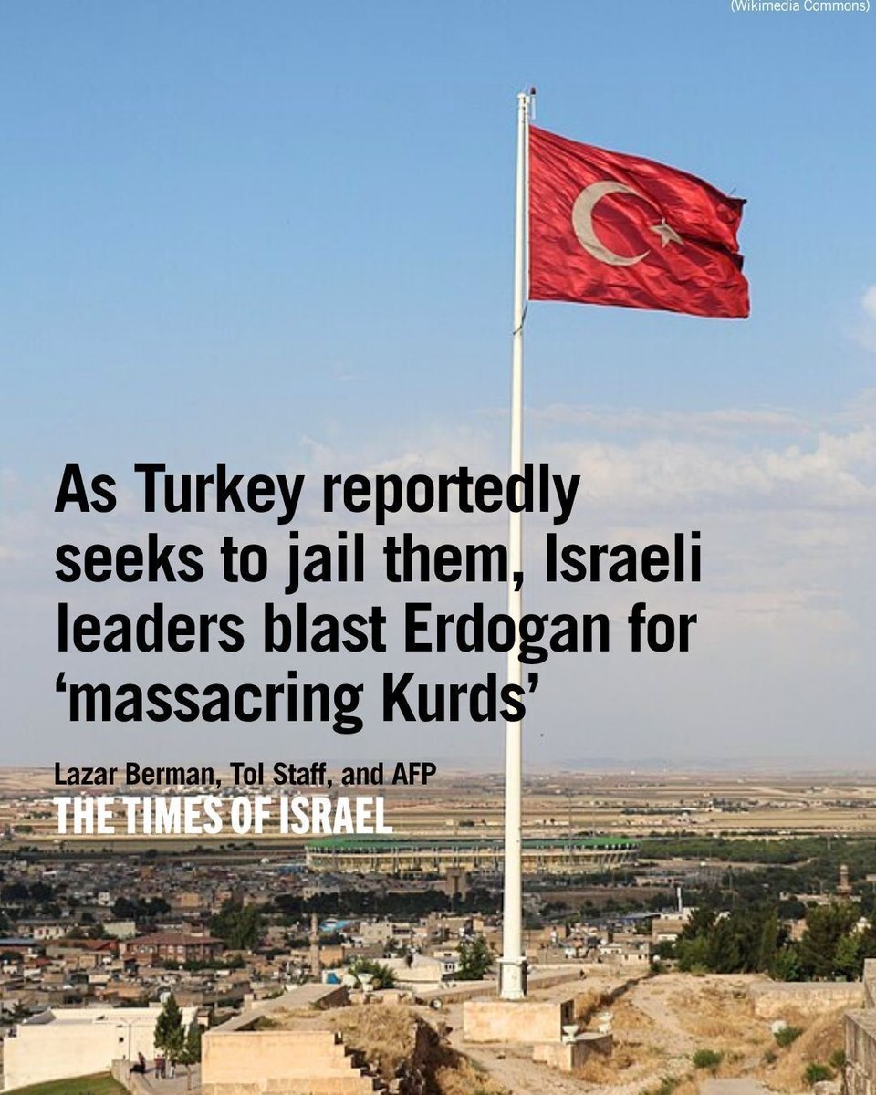 TimesofIsrael's tweet image. Israeli leaders lashed out Saturday at Turkish President Recep Tayyip Erdogan after prosecutors in Turkey reportedly filed indictments against 35 top officials, including Prime Minister Benjamin Netanyahu, seeking a total of more than 4,500 years in prison.

In response,