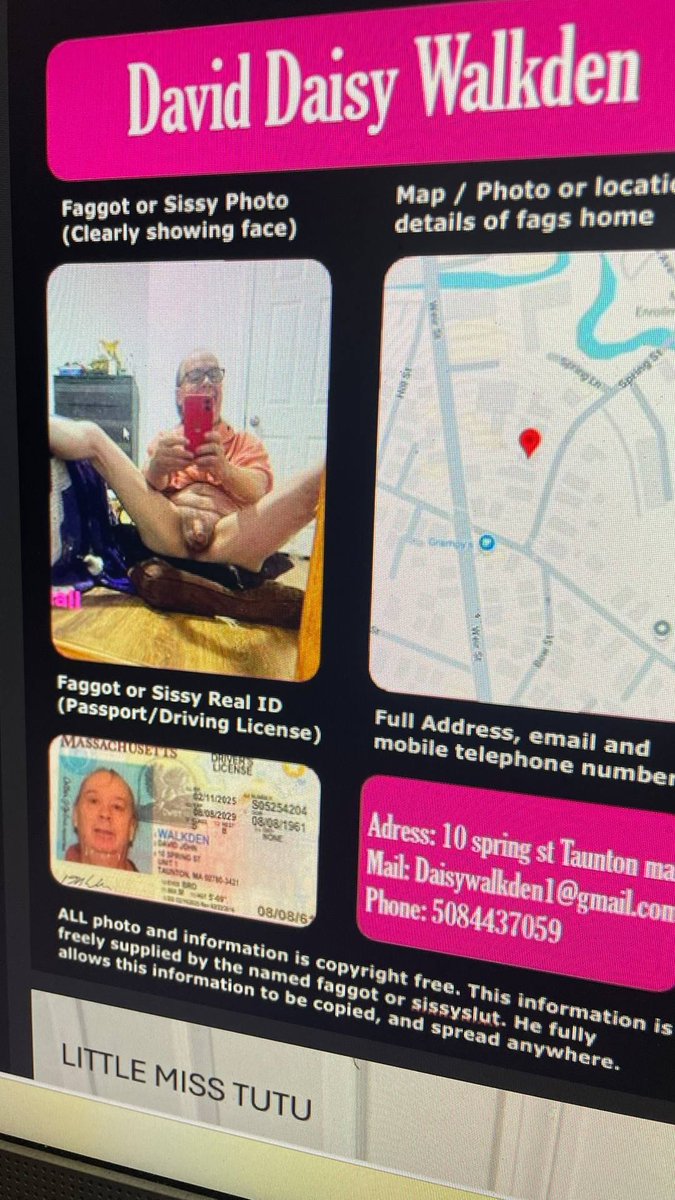 DaisyWalkd7799's tweet photo. @SoulHumiliatio2 David Daisy walkden
I want to be a top fag
And a good pussy https://t.co/CvuUQWStax