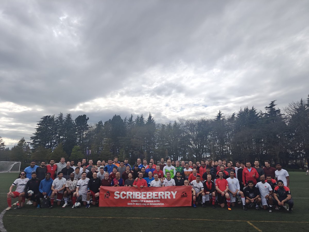 ham_neg's tweet photo. An energetic and exciting weekend in Vancouver with Canada’s football-loving doctors 🇨🇦⚽️
Training session of Team Canada Doctors as they prepare for the World Medical Football Championship Costa Rica 2027 and EuroDoctors 2027.

⁦@CMA_Docs⁩ @CanadaSoccerPR⁩ https://t.co/Ba0fgkMtZp