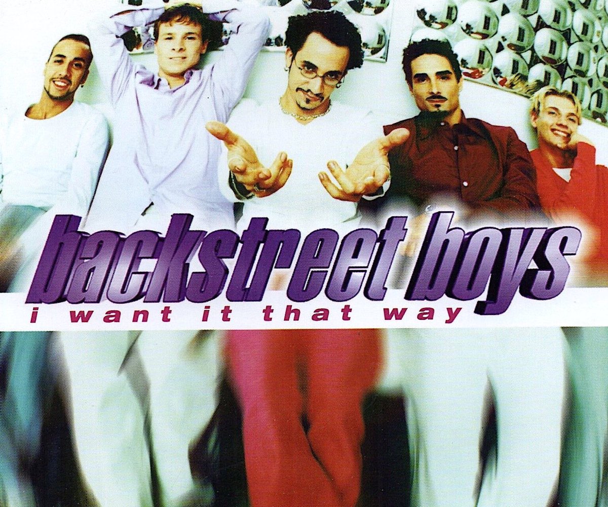 landofthe80s's tweet image. On this date in 1999, Backstreet Boys released their single “I Want It That Way” 

BITE-SIZED FACT | The video became the group's first music video to hit 1 billion views on YouTube. #90s