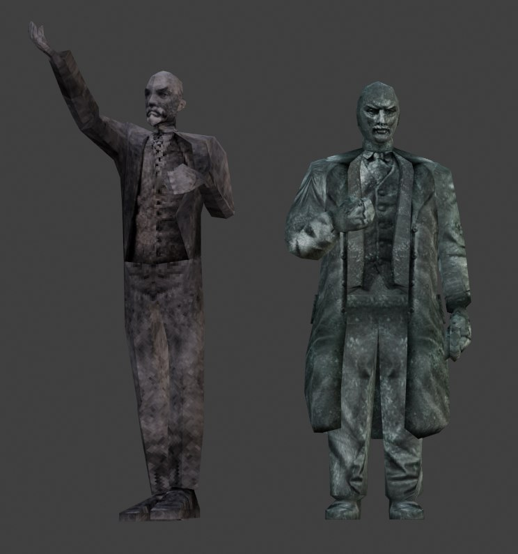 GnawedBoneTeam's tweet photo. Comrade Lenin
Old and New models
#redphantom #godot #blender #gamedev #indiedev #lowpoly https://t.co/rdBIcjoSnC