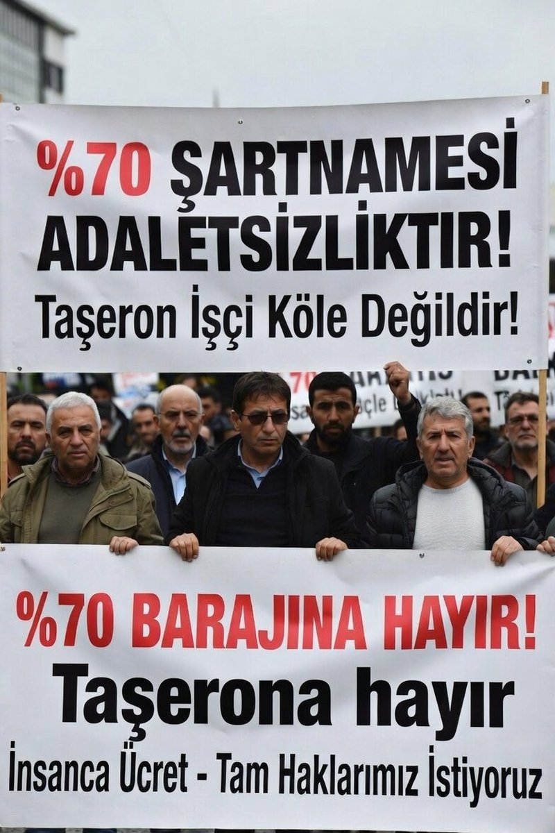 Devlet vatandaşı, işçisi arasında ayrım yapmaz

2018 yılında çıkarılan 696 sayılı KHK ile binlerce Taşeron işçi kadro hakkına sahip oldu. Fakat %70 işçilik gideri maliyeti sebep gösterilerek #KiralıkAraçSoförleri, #Hbys #Karayolları #Yemekhane vb kapsamdışı bırakıldı
<a href="/RTErdogan/">Recep Tayyip Erdoğan</a>