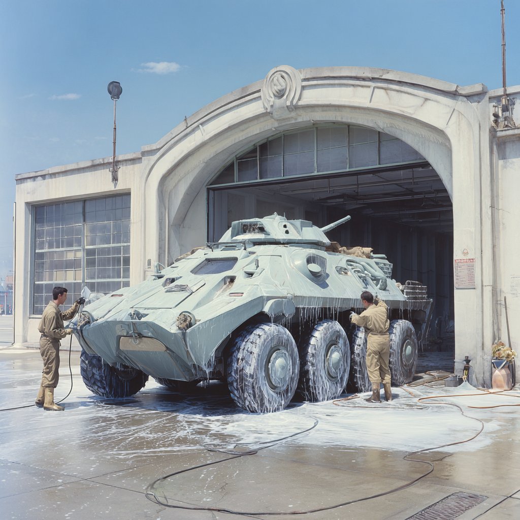 JohnSmith_EiS's tweet image. Car Wash
#tank #military #AIart #AIイラスト