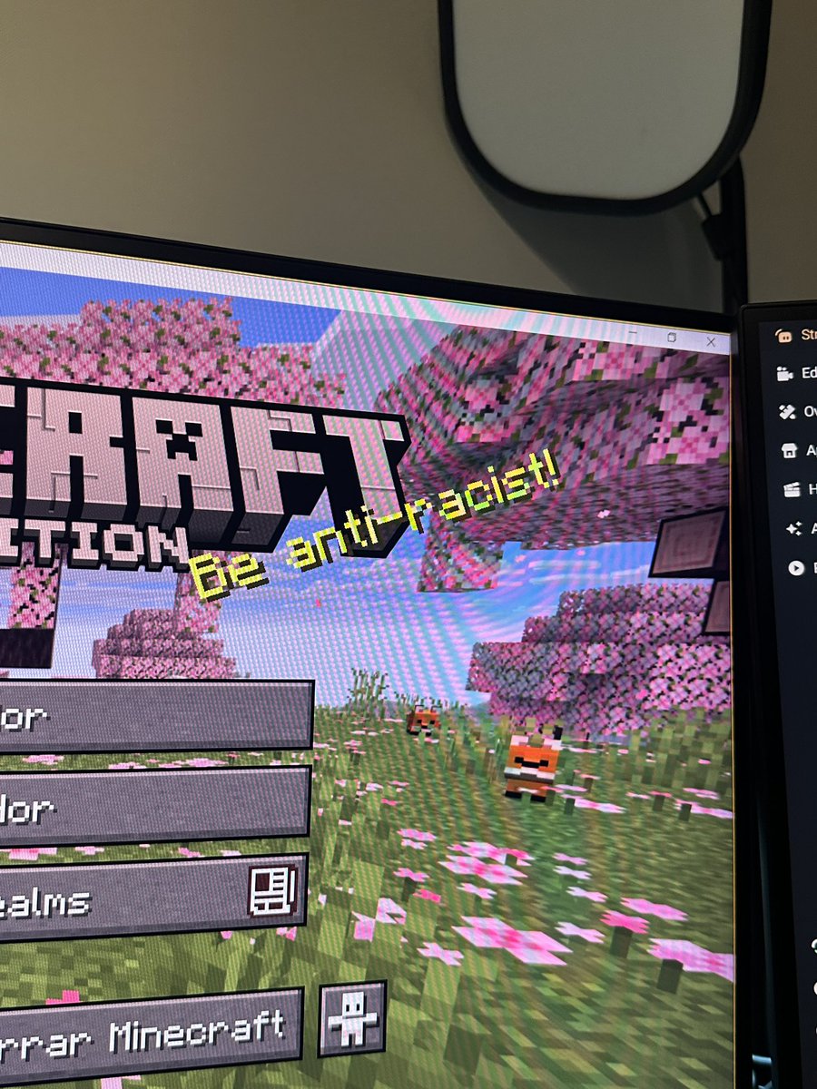 BobicraftMC's tweet image. Me tocó un gran splash text