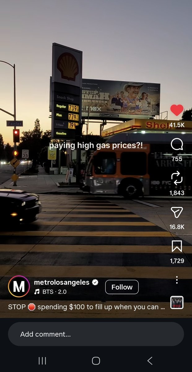 taesoothe's tweet photo. Yet another official org account posted BTS 2.0 reel 😭 this time the LA public transport official account https://t.co/5yqbrOx0il