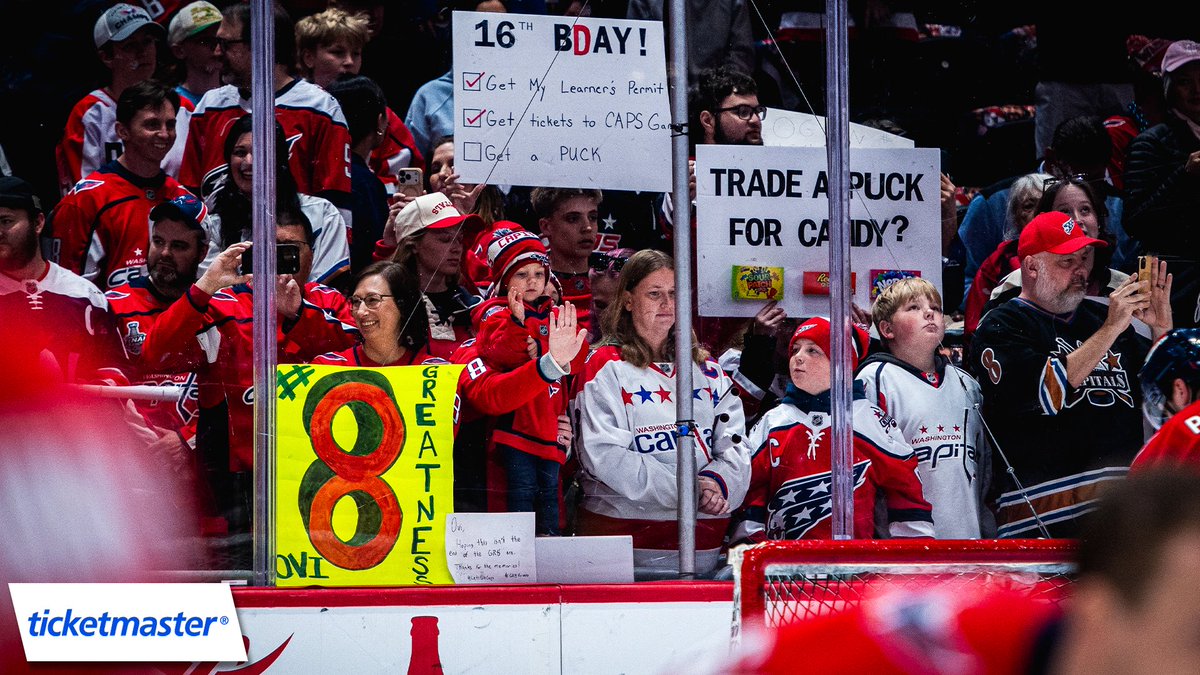 Capitals's tweet image. #Gr8ness lives here

#ALLCAPS | @Ticketmaster