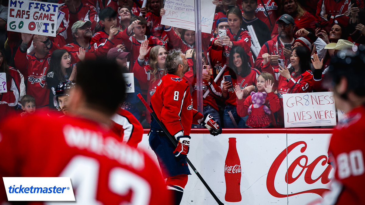 Capitals's tweet image. #Gr8ness lives here

#ALLCAPS | @Ticketmaster