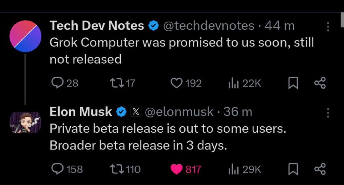 The future of artificial intelligence is Grok Computer.