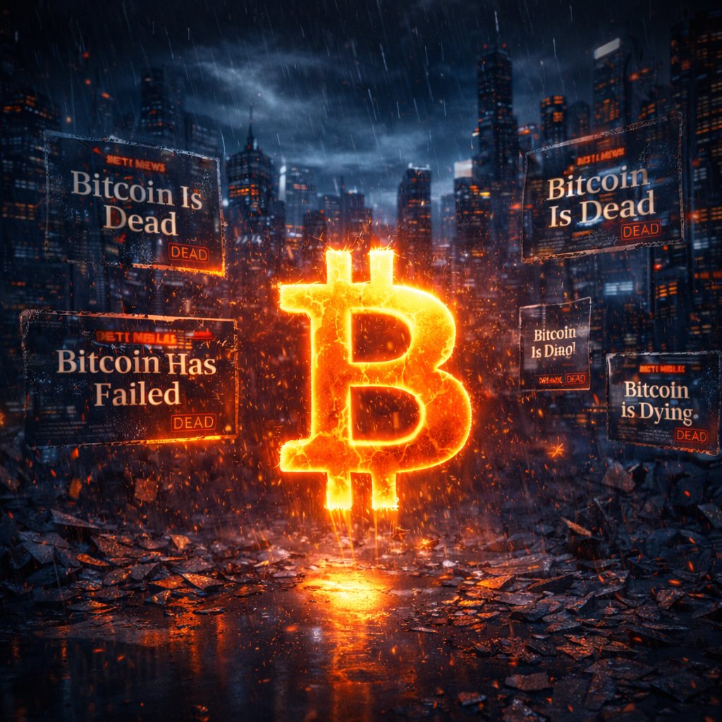 💰 O #Bitcoin já foi declarado morto 472 vezes.