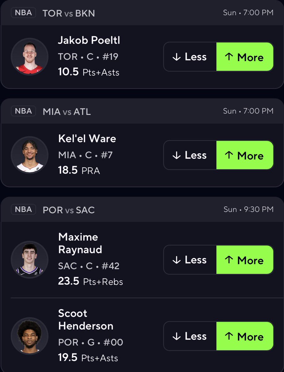 bigjaypicks's tweet photo. 🔥 PRIZEPICKS 10X RUN 🔥

I like this one a lot 🫡

FREE PICKS ⬇️⬇️
https://t.co/vd5geSna8Y
https://t.co/vd5geSna8Y
https://t.co/vd5geSna8Y

Who’s tailing? ⬇️⬇️⬇️ https://t.co/890Pafz7CY