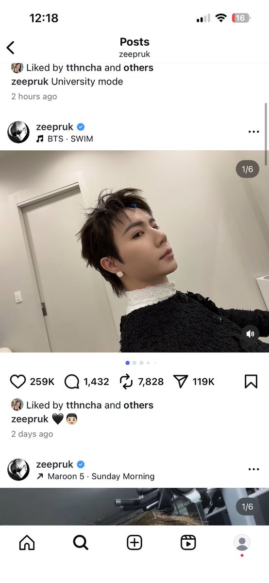 zeelabiere80737's tweet image. There is no trip to the Maldives or visit Nunew’s house @zee_pruk is with his girlfriend somewhere hiding 🤣 oh and even he didn’t accept any job bc he wanted to spend time with HER
 #ZeePruk #zeenunew