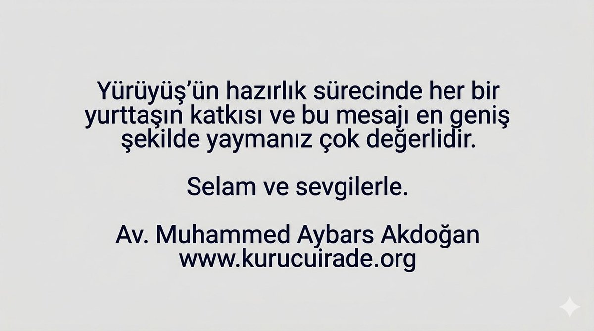 Saray Yürüyüşü Basın ve Kamuoyu Duyurusu