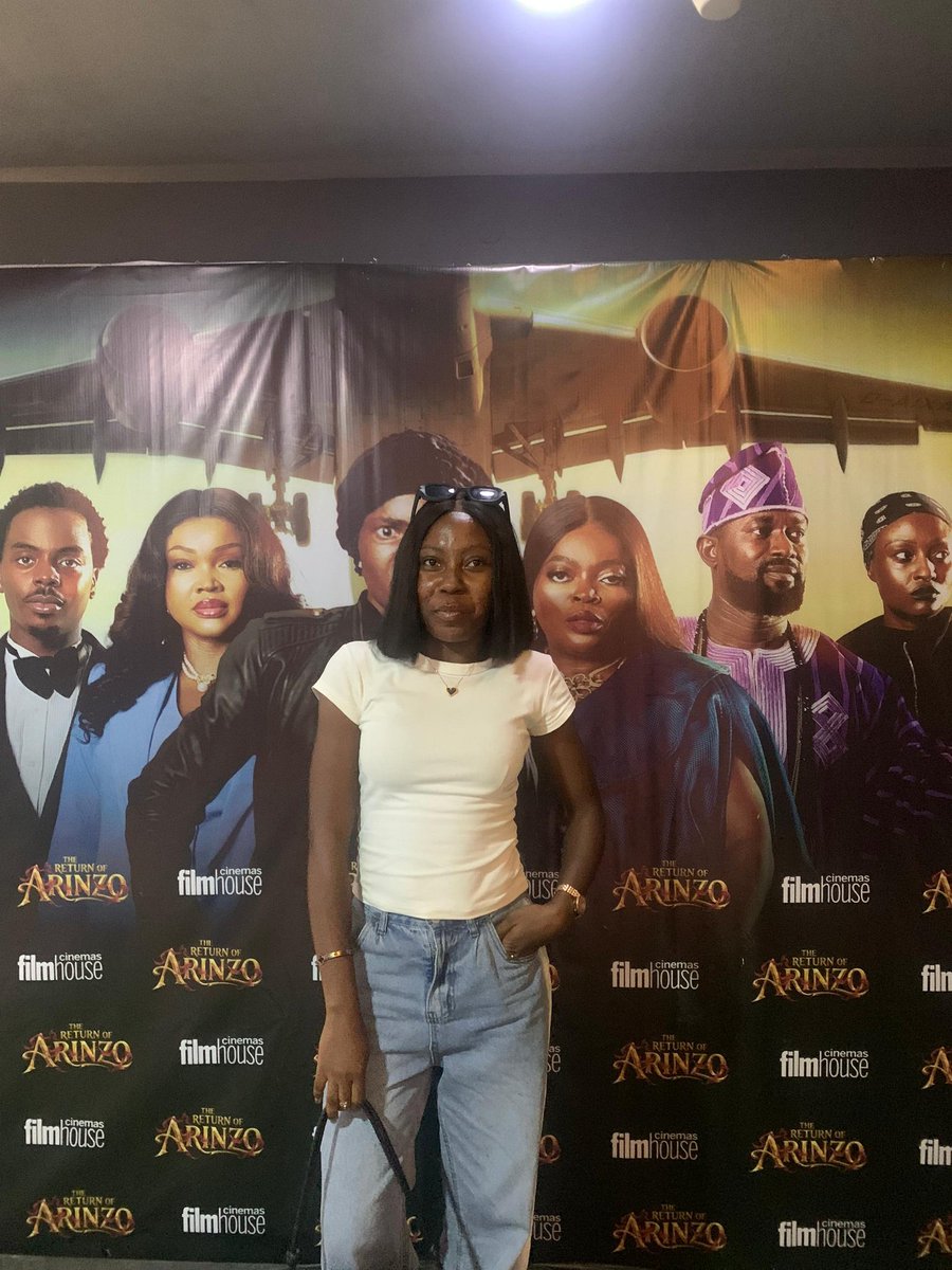 JumokeAyoola1's tweet image. A Sunday well spent at the cinema. 
#The return of Arinzo#
