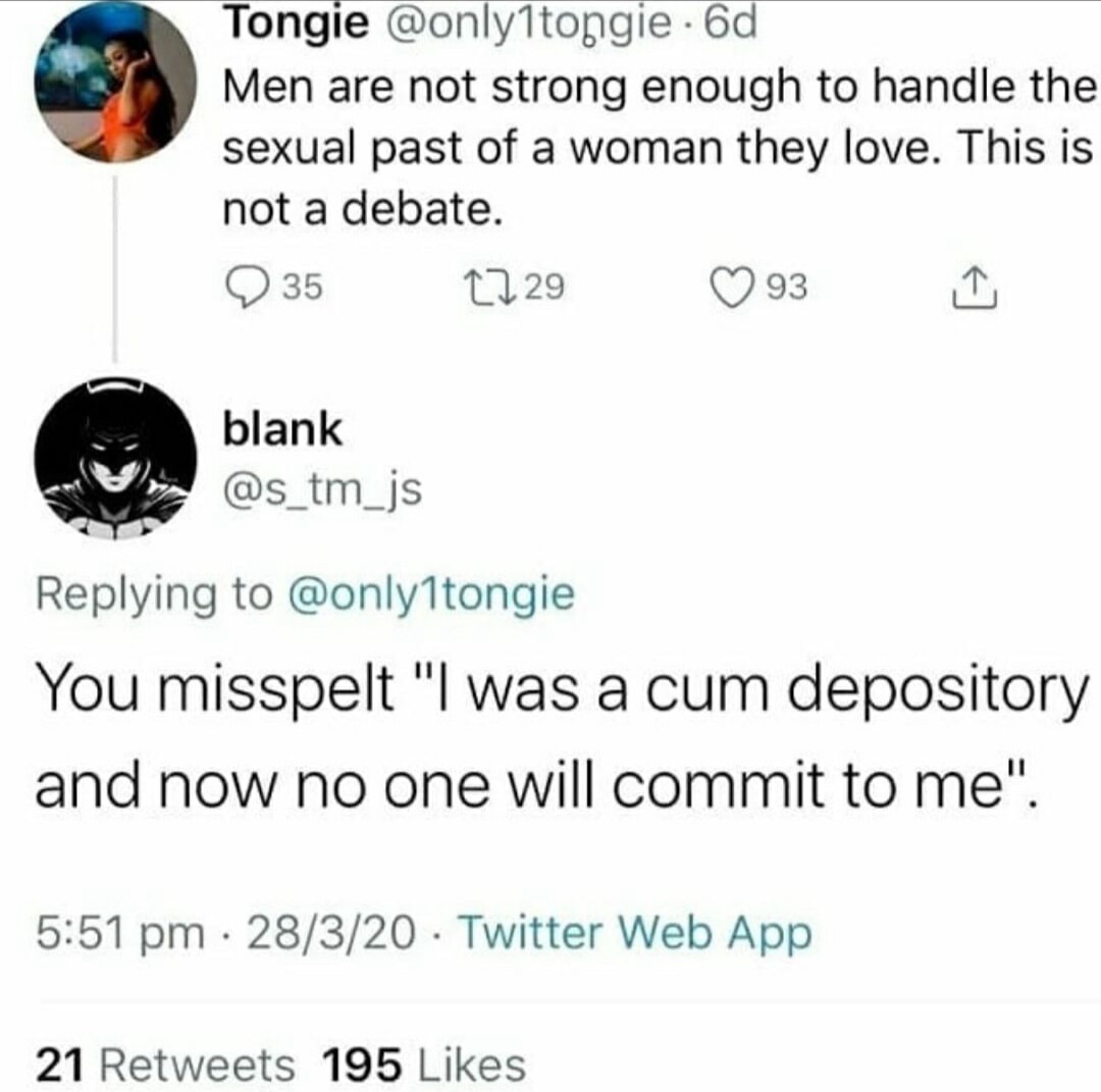 Why women get Ls tweet media