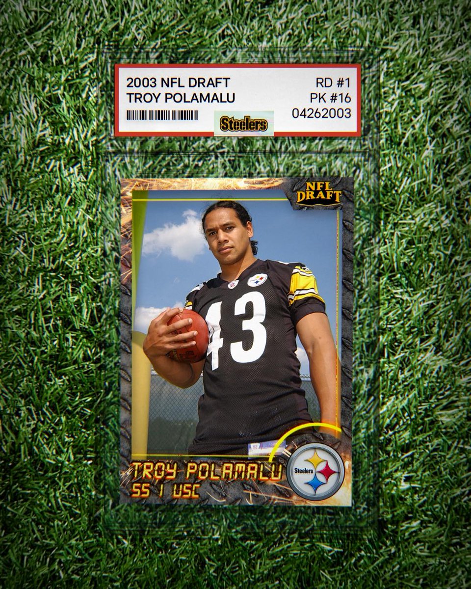 Rookie 🐐 card 

<a href="/tpolamalu/">Troy Polamalu</a> | <a href="/uscfb/">USC Football ✌️</a>