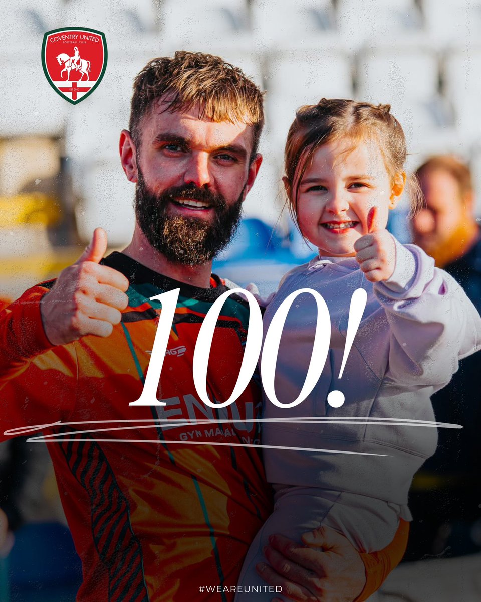 CovUnited's tweet photo. The next member of the Coventry United 100 Club… Luke Downes!

The popular central midfielder hit triple figures in Red and Greens appearances in yesterday’s victory over Easington Sports. 

Congratulations Downsey!

#WeAreUnited #CovUnited https://t.co/KQnuwUgyjT