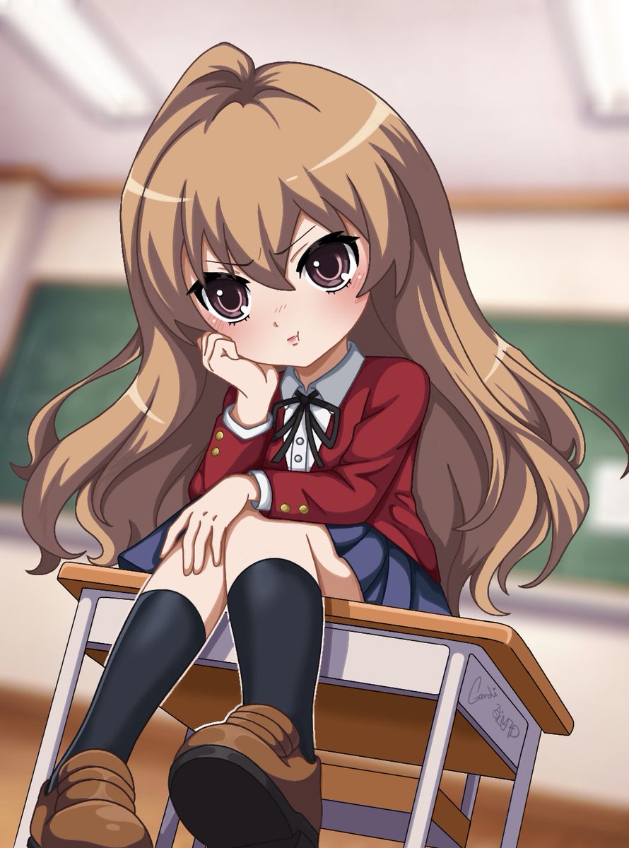 Ham_cherry_'s tweet photo. Taiga Aisaka 🏫❣️ from anime/manga/ranobe «Toradora!»
.
tag
.
#taigaaisaka #toradora #fanart #recomendacion #gardvi https://t.co/M75cb3Zxnk