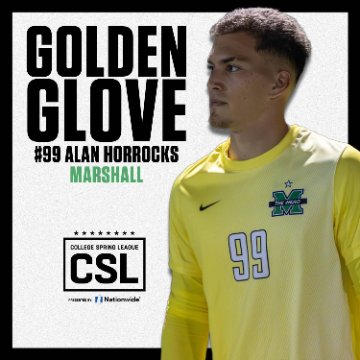 CollegeSPLeague's tweet photo. Alan Horrocks wins the the Golden Glove, having conceded 0 goals in 360 minutes of CSL play!

#Collegespringleague #CSL https://t.co/DrmVhy8BuP