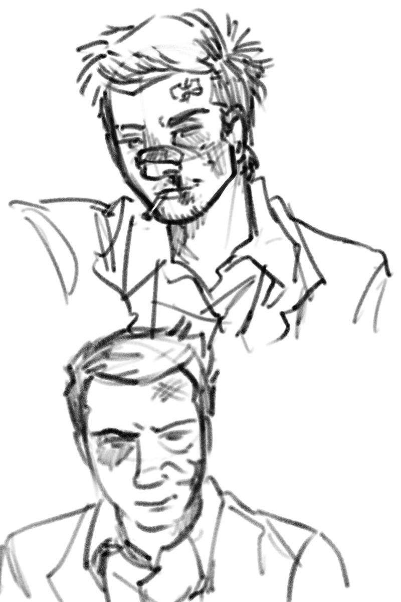 mikeywayyuri's tweet image. fight clerb sketches from thsi month #fightclub