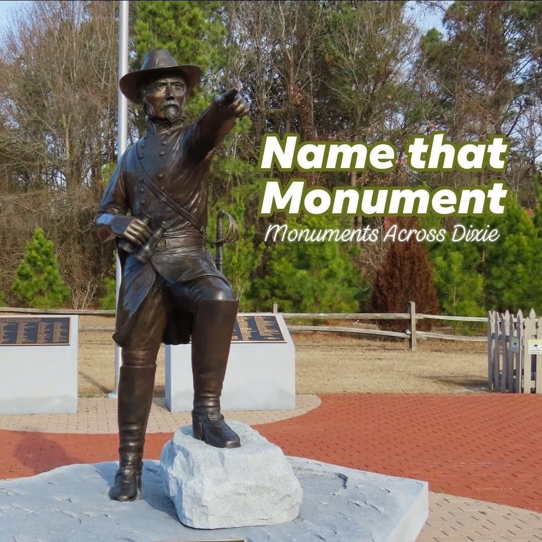 Across_Dixie's tweet image. 🎉Happy Confederate History and Heritage Month. 

📝Let’s test how well you know your Southern monuments. 

1️⃣ Who is this?

2️⃣ Where is this monument located?

#Neverforget
#confederate #bettersouth #southern #confederateflag #sonsofconfederateveterans #scv  #civilwarmemory